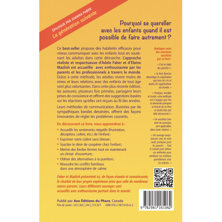 Parler pour que les enfants écoutent, écouter pour que les enfants parlent