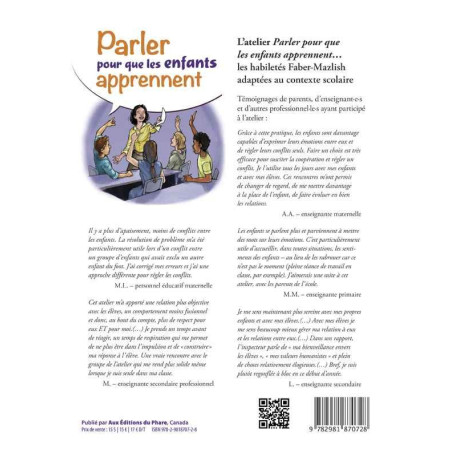 Cahier Parler pour que les enfants apprennent Partie 2
